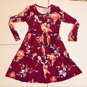 ZESICA Dresses - ZESICA long sleeve floral swing dress ZESICA Dresses - ZESICA long sleeve floral swing dress
